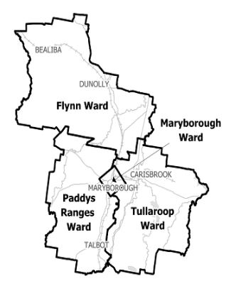 Central Goldfields municipal map