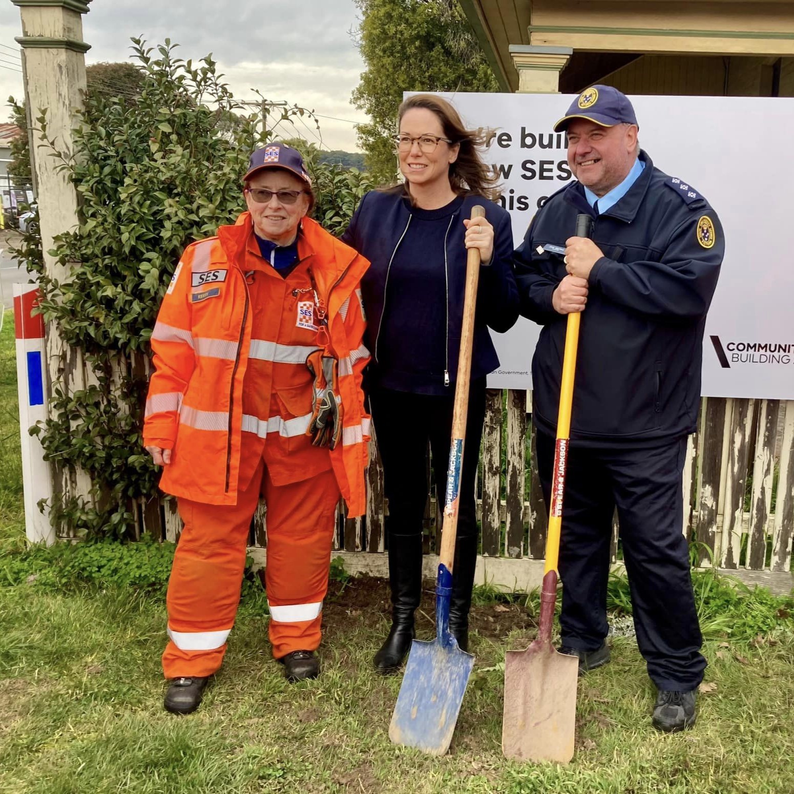 Minister for Emergency Services The Hon. Jaclyn Symes officially unveiled the land for a new VICSES Kilmore Unit this week.