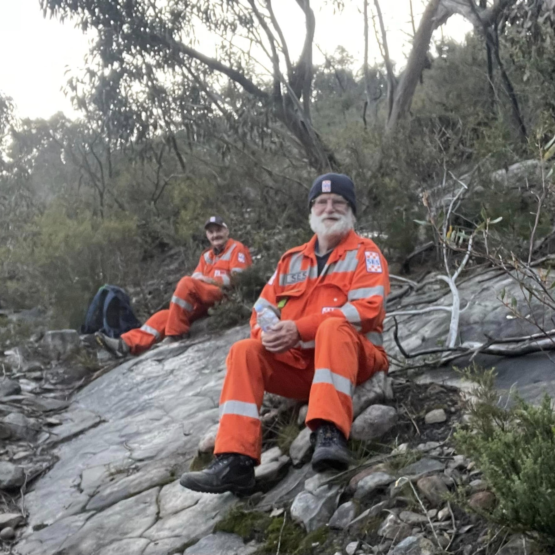 Graeme (left) and Leigh Edwards recently celebrated 50 years of service to the Stawell community as part of VICSES.