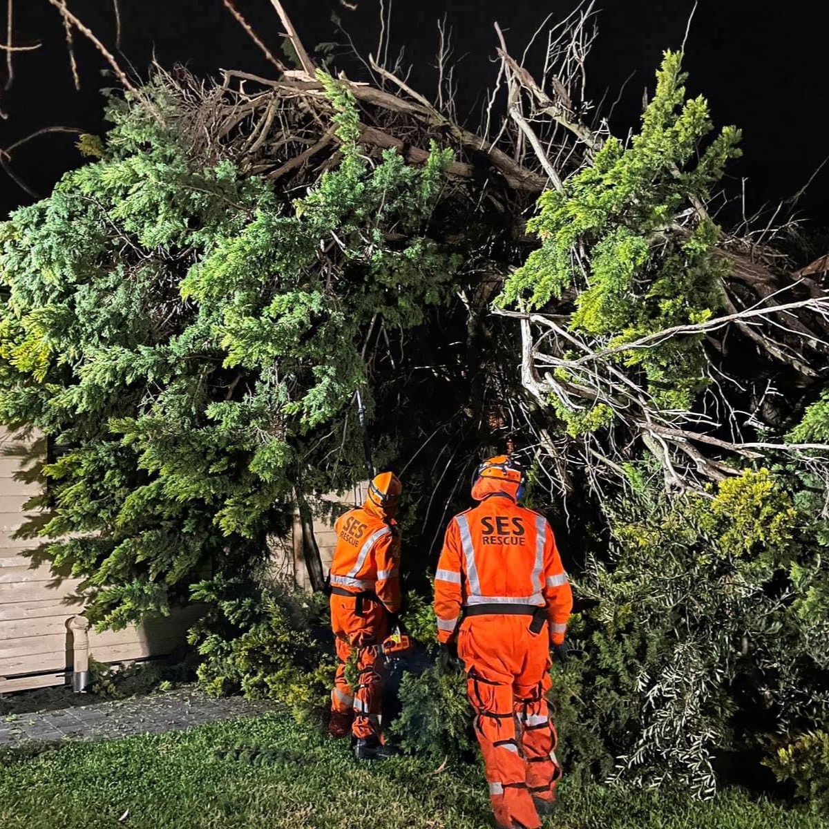 VICSES Castlemaine Unit volunteers were kept busy earlier this week.